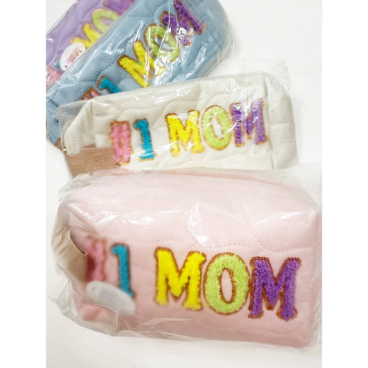 LOVE MOM Soft Tone Light Weight Cosmetic Bag