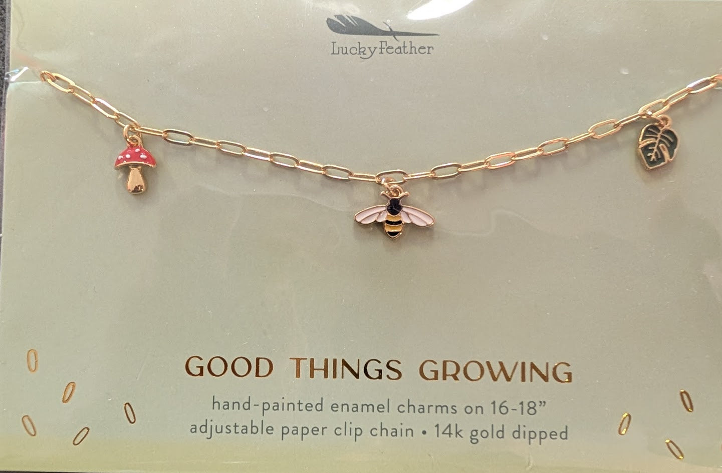 Lucky Feather-good things growing