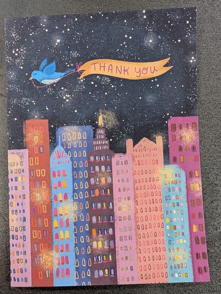 Thank you greeting card