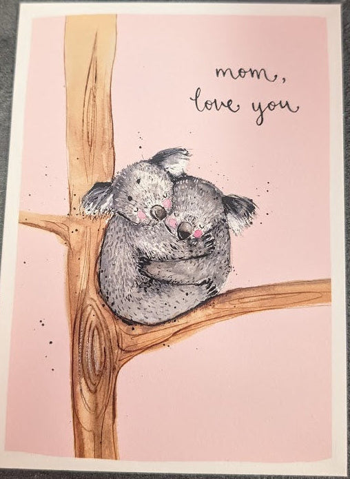 Mom, love you Mother's Day card