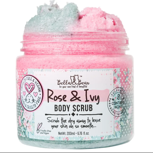 Bella bear rose and ivy body scrub