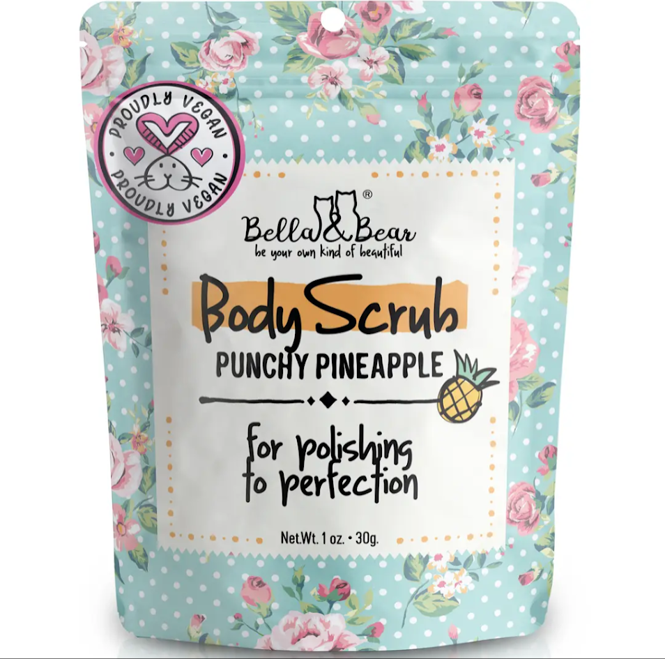 Bella bear body scrub punch pineapple