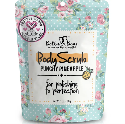 Bella bear body scrub punch pineapple