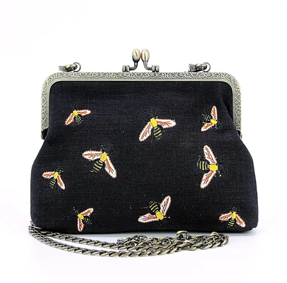 Bees kisslock bag