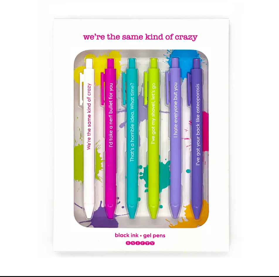 Pen set-We're the same kind of crazy