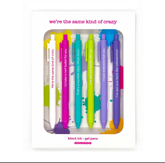 Pen set-We're the same kind of crazy