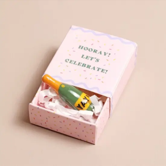 Mini trinket box-hooray let's celebrate