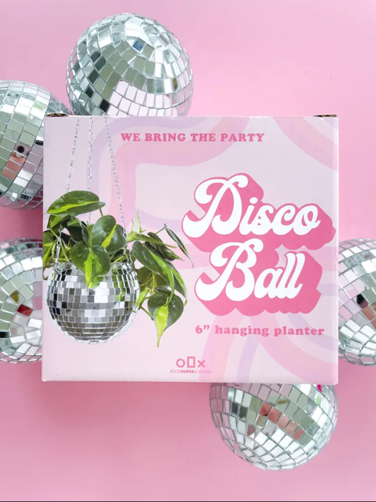 Disco ball planter