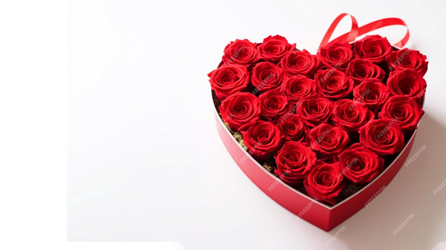 Large heart box