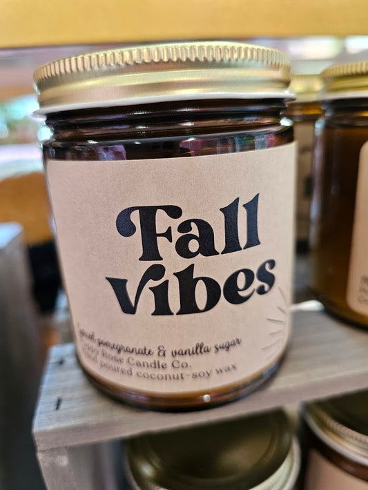 Poppy Rose Candle Co. Fall Vibes Candle