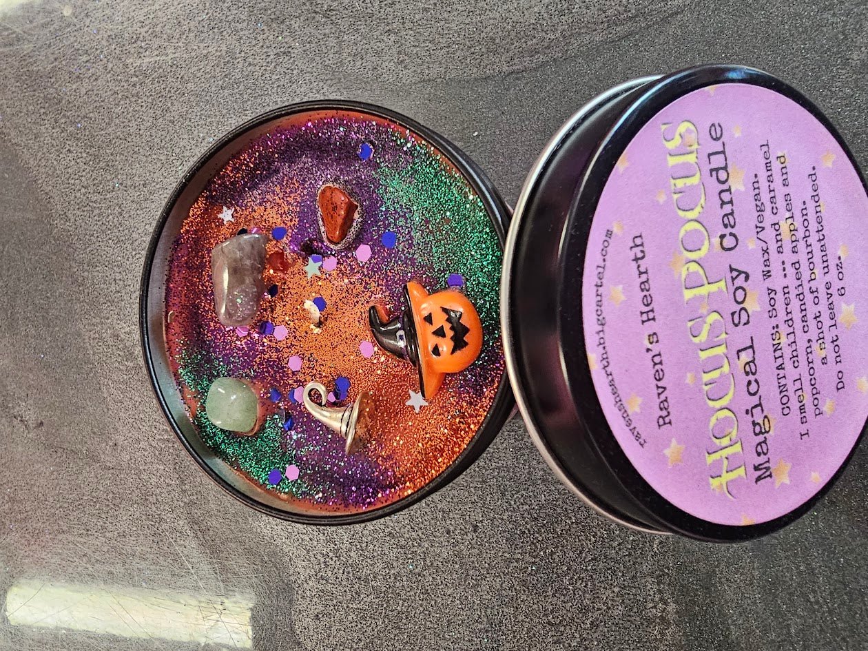 Ravens Hearth Hocus pocus candle