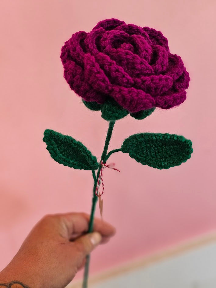 Crocheted Rose