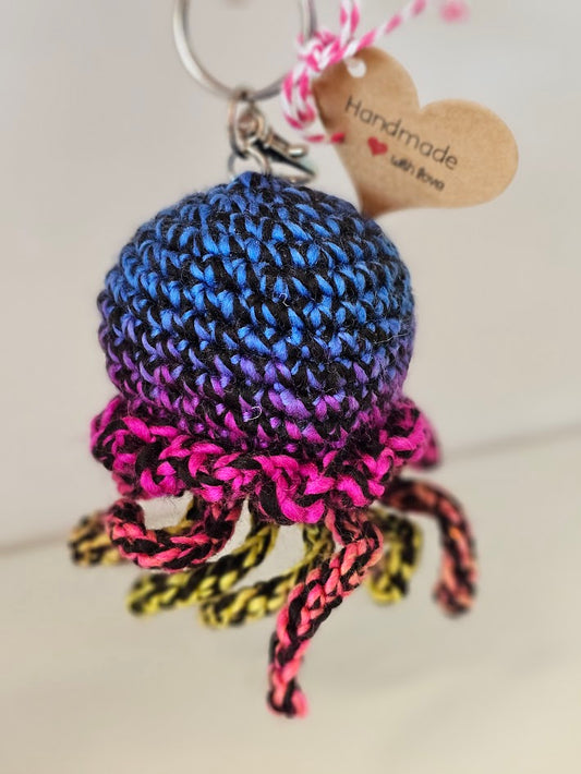 Keyring Crocheted Octopus