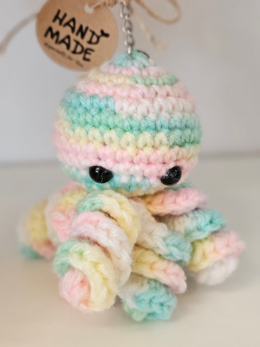 Keyring Crocheted Octopus