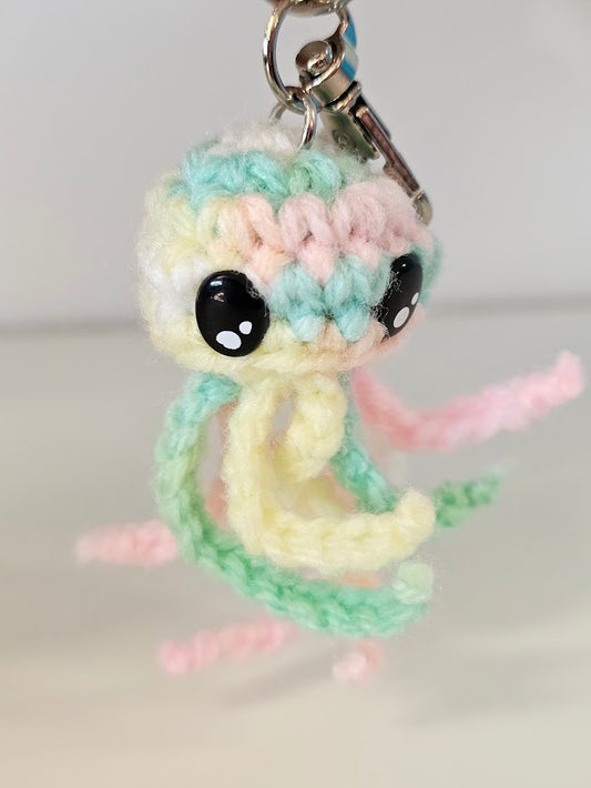 Keyring Crocheted Octopus