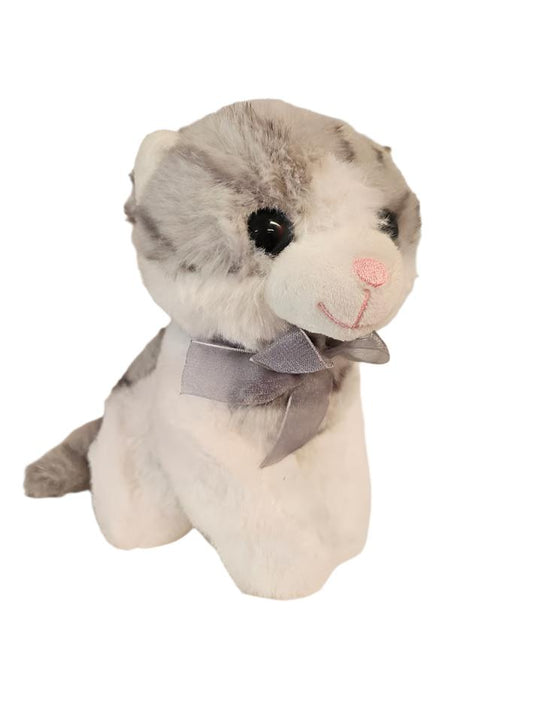 Plush Grey Cat