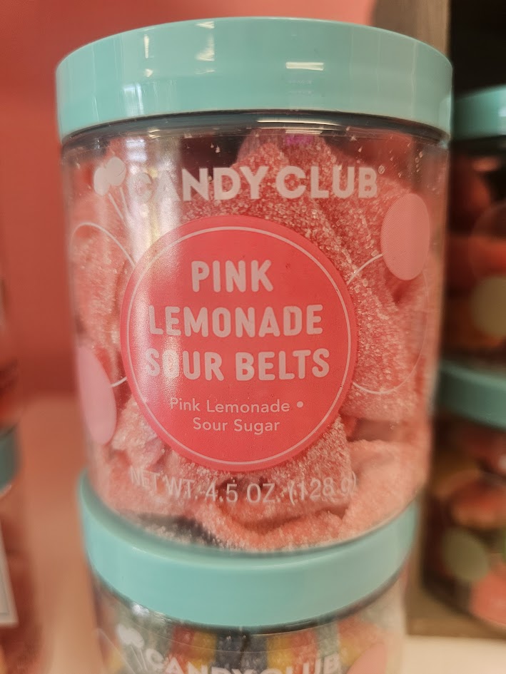 Candy Club Pink Lemonade Sour Belts