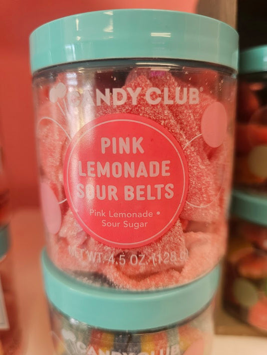 Candy Club Pink Lemonade Sour Belts