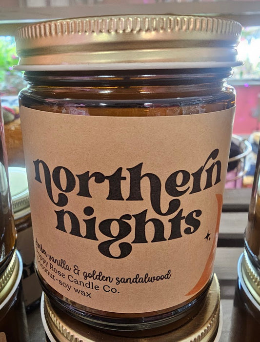 Poppy Rose Candle Co. Northern nights candle