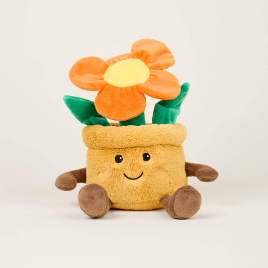 Orange Flower Pot Warmies