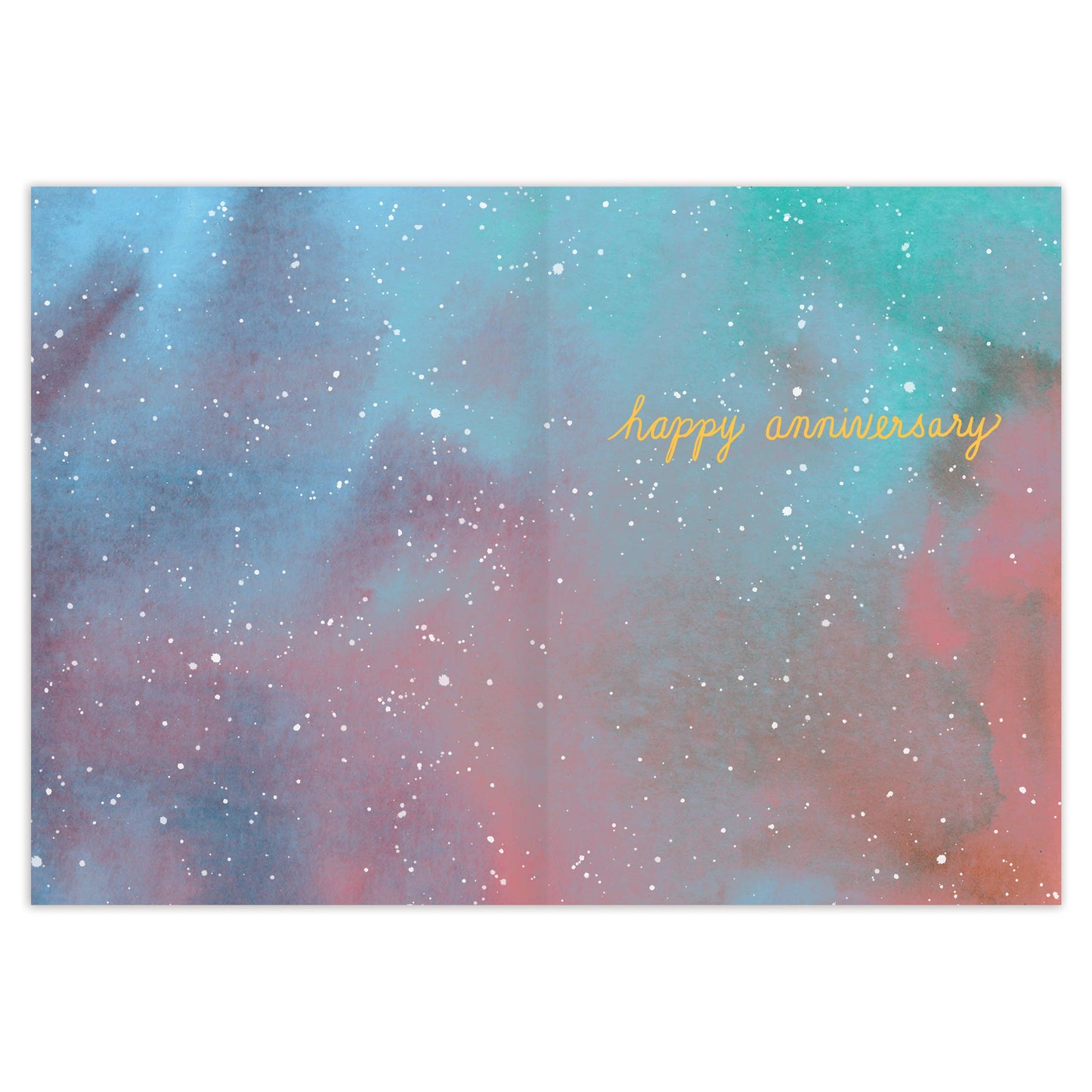 Moon And Back Anniversary Card