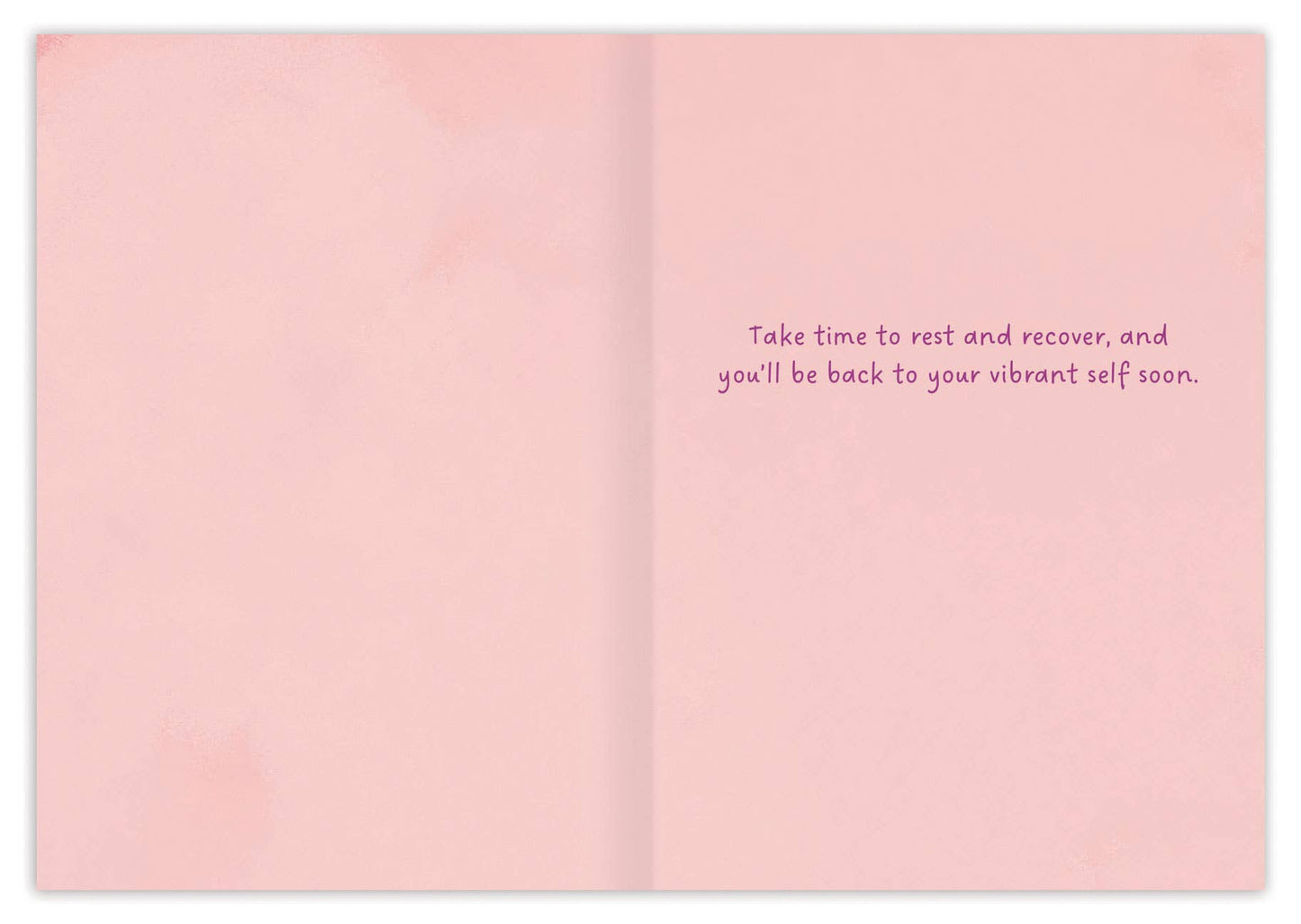 Pitcher Bouquet Get Well Card