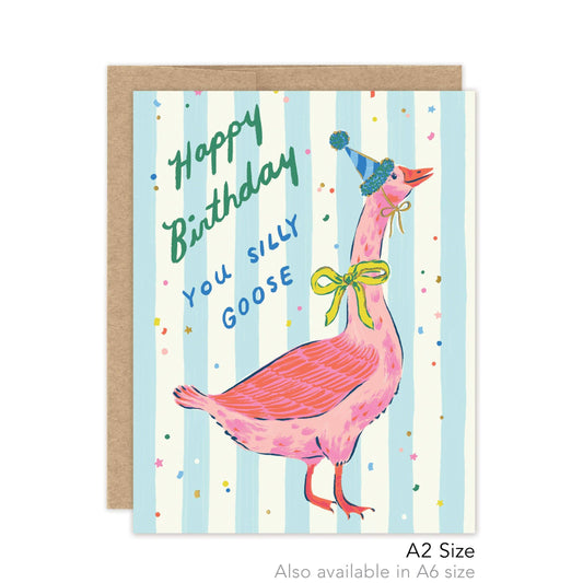 Silly Goose Birthday - Luxe A2 Card