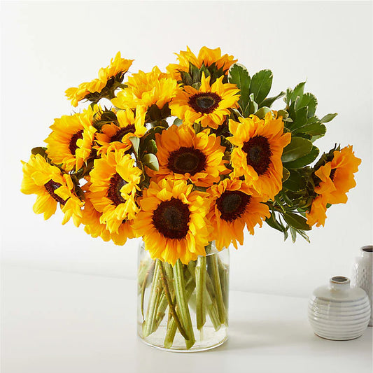 Honey Bee Sunflower Bouquet