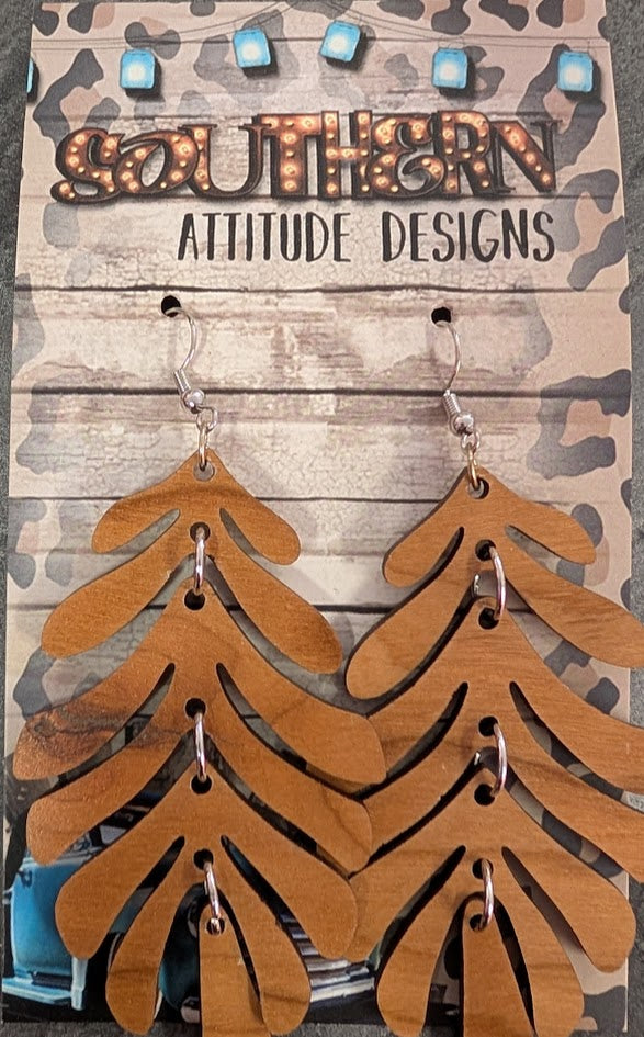 Southern Attitude Designs-Wooden natural dandles