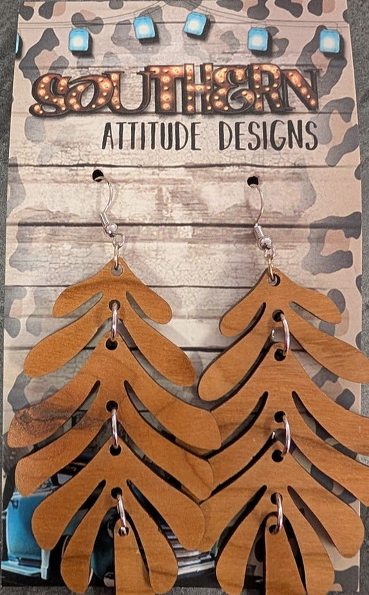 Southern Attitude Designs-Wooden natural dandles