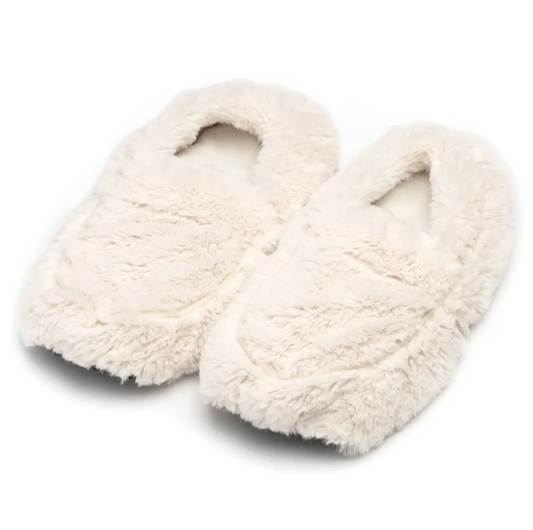 Warmies-White slippers size 6-10