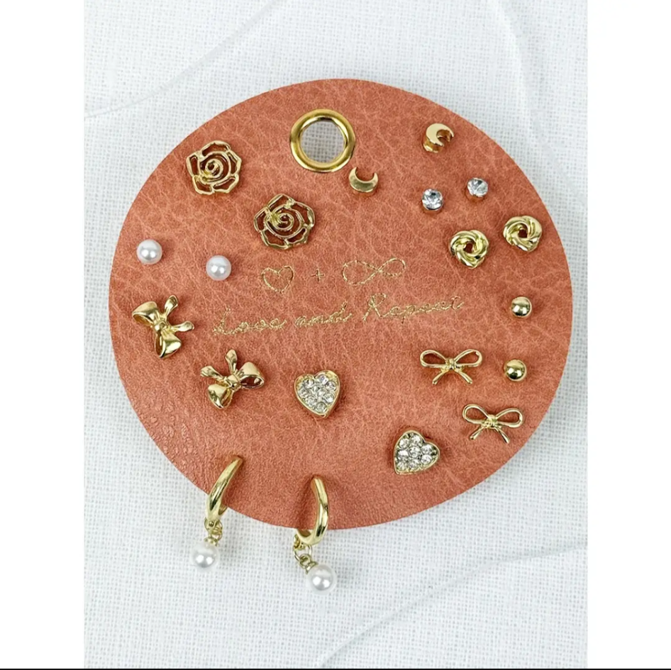 Love and repeat shine all day minimal earrings