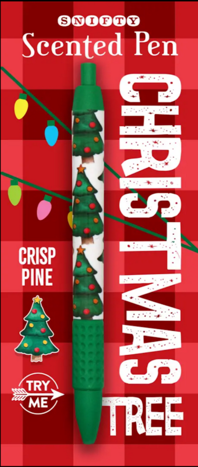 Christmas tree crisp pine scented pen