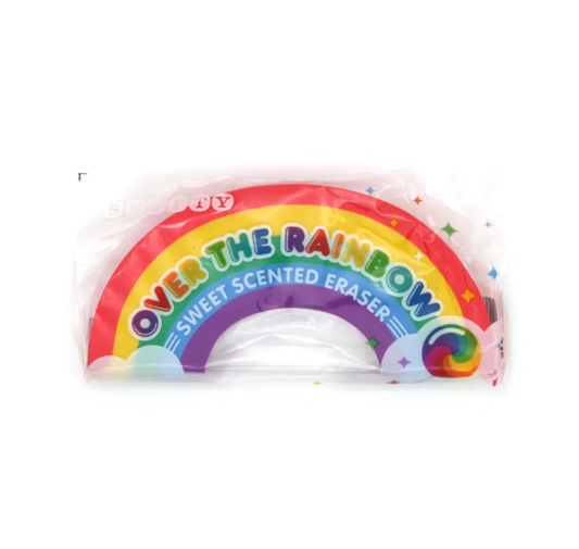 Over the rainbow scented eraser