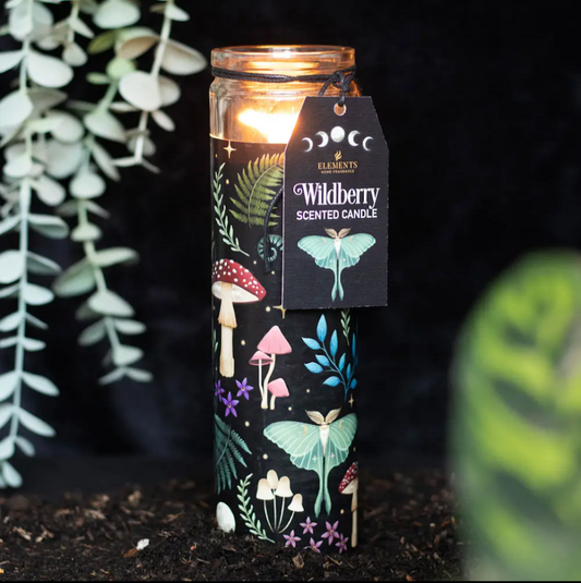 Wild berry scented candle