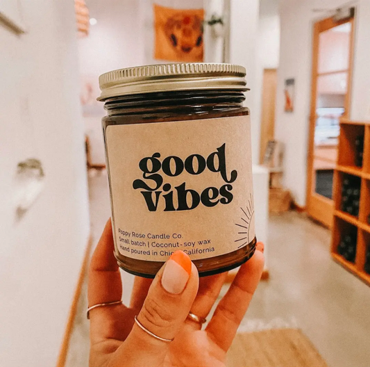 Poppy rose good vibes