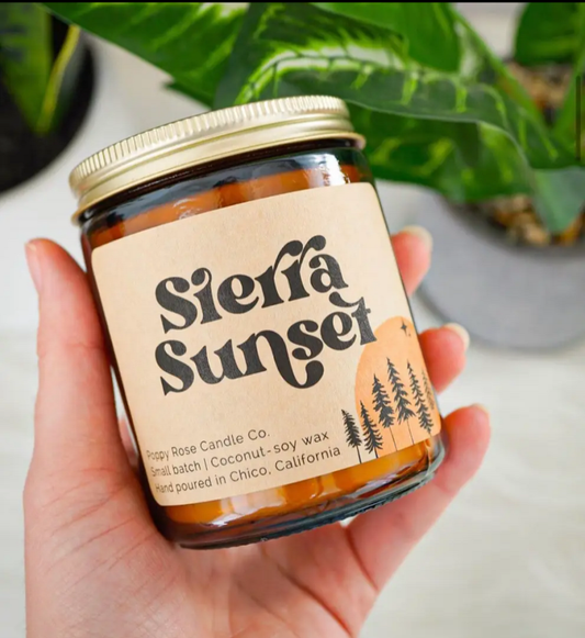 Poppy rose Sierra sunset