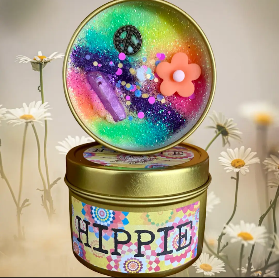 Ravens Hearth Hippie candle