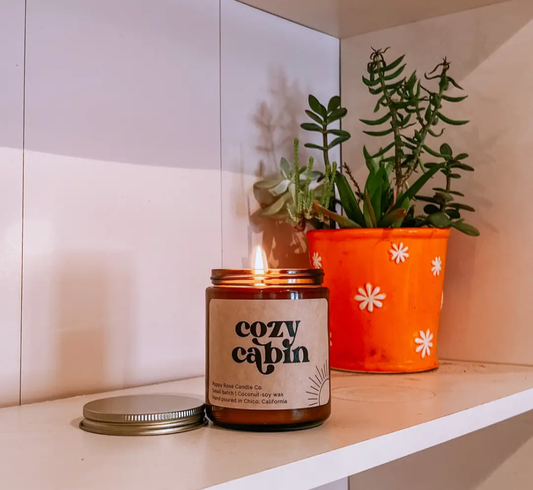 Poppy Rose Candle Co. Cozy Cabin Candle