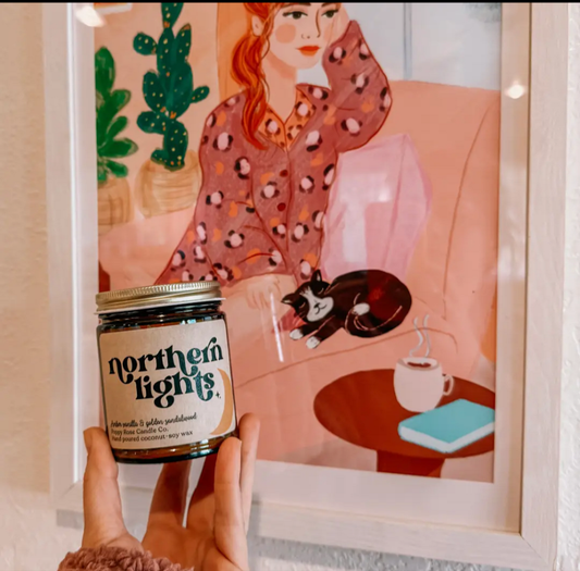 Poppy Rose Candle Co. Northern nights candle