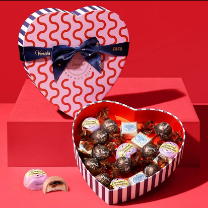 Heart shaped chocolate gift box-Venchi Chocolate