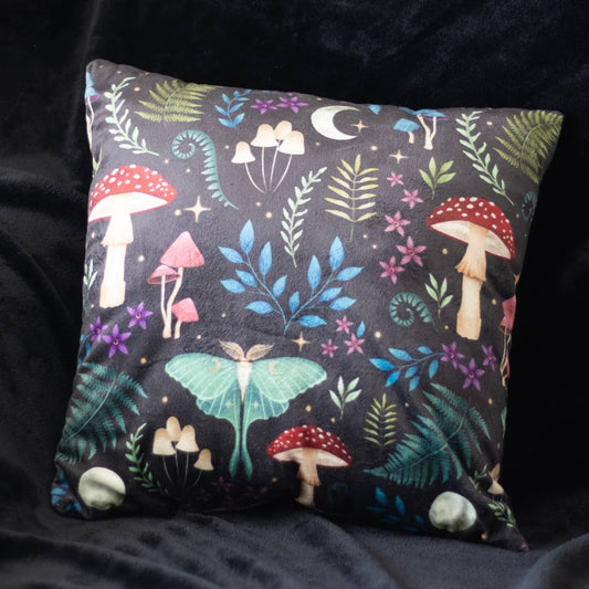 Dark forest pillow